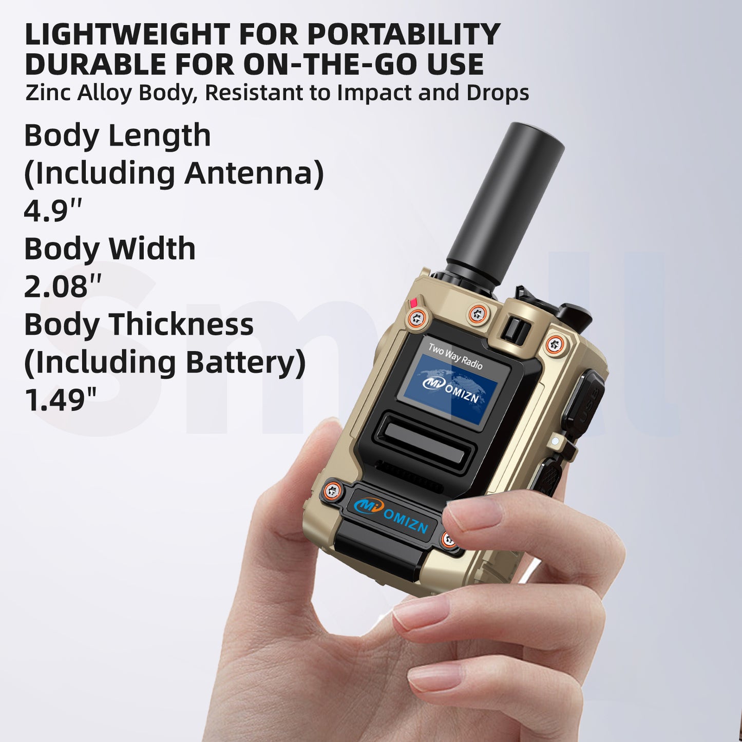 OMIZN M8 Global Walkie Talkie National 5000 kilometers public network intercom transnational intercom unlimited distance