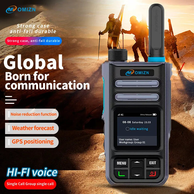 OMIZN A3 Model Global Walkie Talkie5000 miles distance,Android systemwalkie-talkie