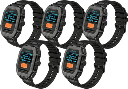 OMIZN GT5 Watch Walkie Talkie 4G Unlimited Range PoC Radios VOX Hands-Free IP65 AES256 Noise Reduction