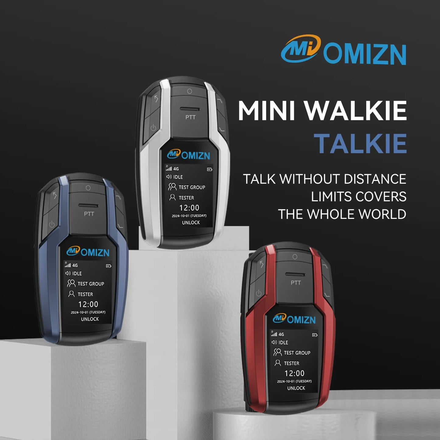 OMIZN BK Global Walkie Talkie model National 5000 kilometers public network intercom transnational intercom unlimited distance