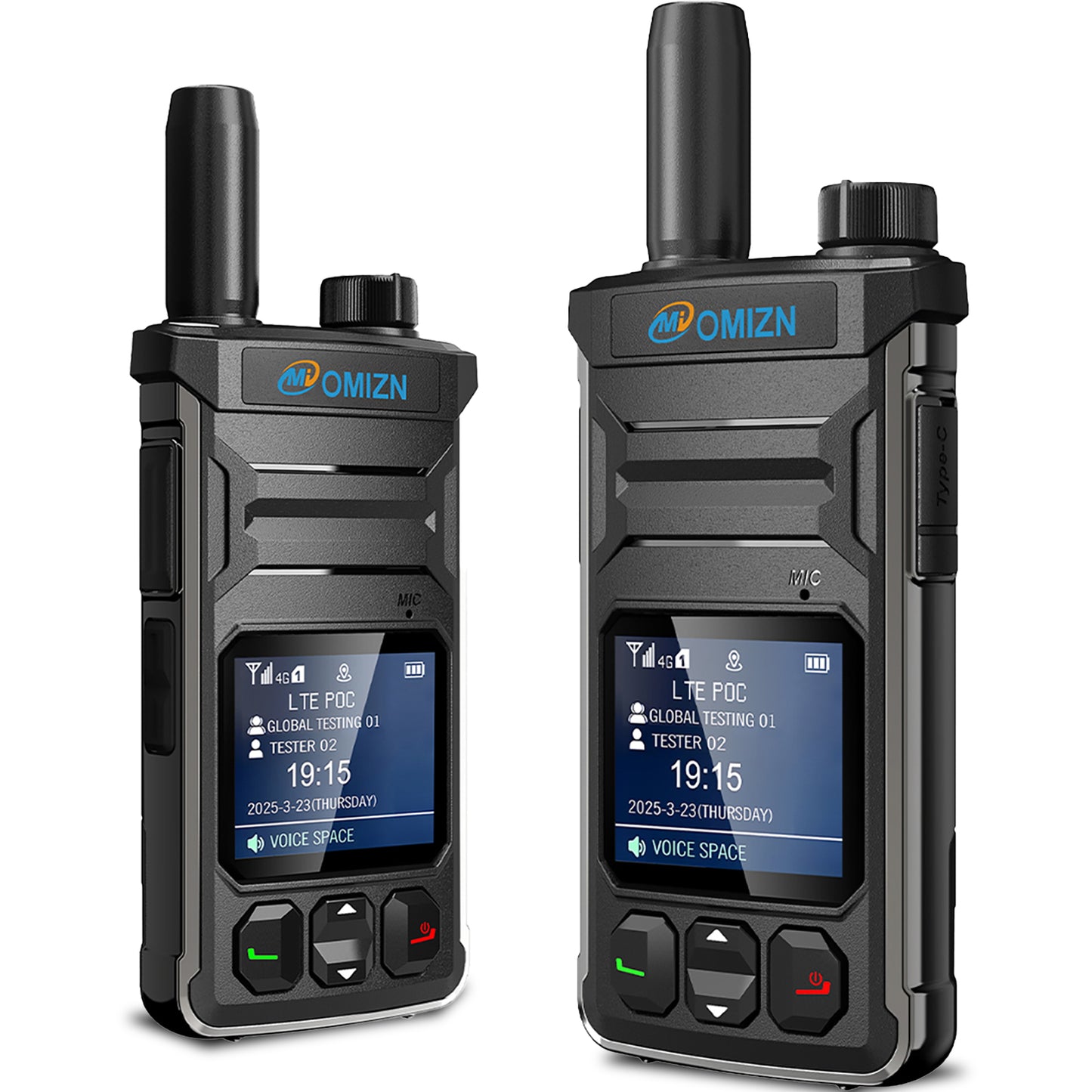 OMIZN T6 4G POC Walkie Talkie with SIM Card Unlimited Range Available Worldwide Cellula