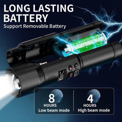 OMIZN S800 5000KM Professional Flashlight Style Two Way Radio with Power Bank Function, Long Range Walkie Talkie